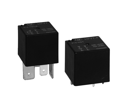 HFV7/006-H4PT Automotive Relay, One Set Normally Open 6VDC