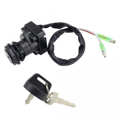 Starter Motor & Solenoid Relay & Ignition Switch for Kawasaki Bayou 400 KLF400 4X4 1993-1999 Prairie 400 KVF400 4X4 1997-1998 Prairie 400 KVF400 2X4 1998 21163-1208 410-54063 18702 SMU0055picture6