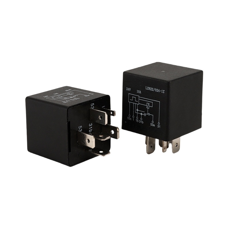 Automotive Flashing Relay 6-Pin 12V/24V Intermittent Wiper Relay