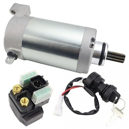 Starter Motor & Solenoid Relay & Ignition Switch for Yamaha Raptor 250 250SE YFM250 2008-2013 3C5-81890-00picture7
