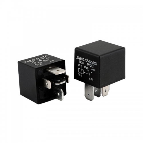 Long-Wide Foot Bare Back 5-Pin Automotive Relay 12V/24V 80A Waterproof