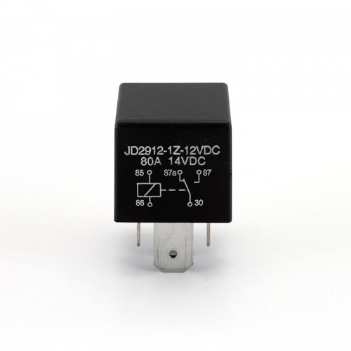 Long-Wide Foot Bare Back 5-Pin Automotive Relay 12V/24V 80A Waterproofpicture3