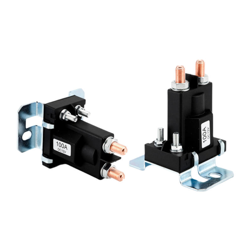 Pillar-Mounted Starter Relay 100A 12V/24V High-Power Control Switch Wiring