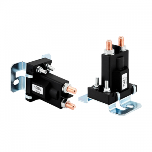 Pillar-Mounted Starter Relay 100A 12V/24V High-Power Control Switch Wiring
