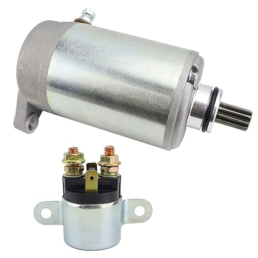 Starter Motor & Solenoid Relay for Can-Am Commander 800 800R, Outlander Renegade 500 570 650 800 800R 850, 420-684-566 420-684-560 420-684-562 428000-3580