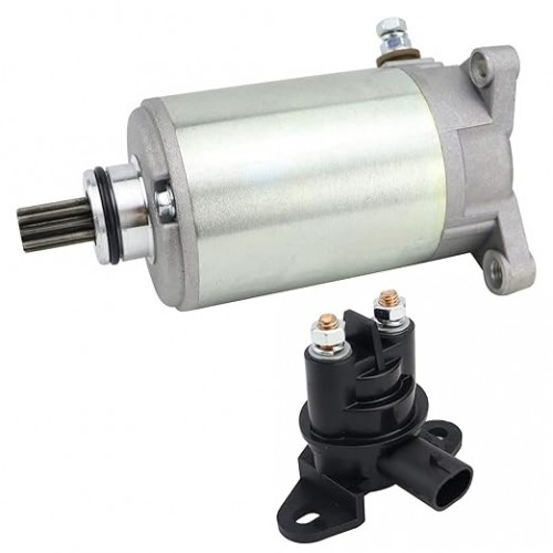 Starter Motor & Solenoid Relay for Can-Am UTV Commander Max 800R 2016-2020, 420-684-566 420-684-560 420-684-562 428000-3580picture7