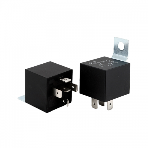Waterproof Plastic-Backed 40A Automotive Relay with Socket, 5-Pin
