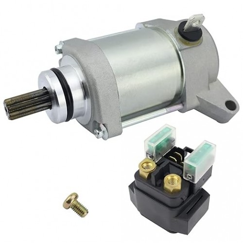 Starter Motor & Solenoid Relay for Yamaha Motorcycle WR450F 2003-2006 5TJ-81890-00-00 5TJ-81890-10-00 5TJ-81890-20-00