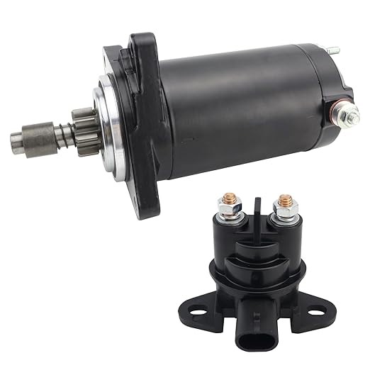 Starter & Relay for Sea-doo PWC 787 Rotax (782cc) GSX RFI, GTX RFI, GTI RFI, GTI LE RFI, 3D RFI 1999-2005, 278-001-497 278-001-936 228000-6240 410-52230