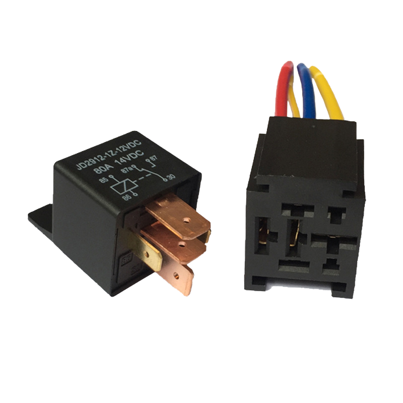 12VDC Relay 80A 14VDC Wide-Foot Automotive Relay
