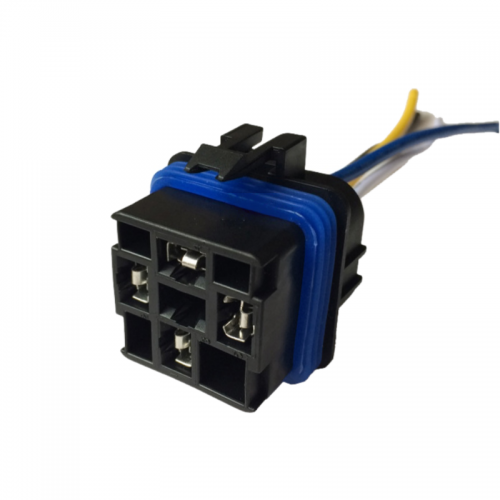 Integrated Waterproof Automotive Relay Socket 40A 4-Wire 5-Wire