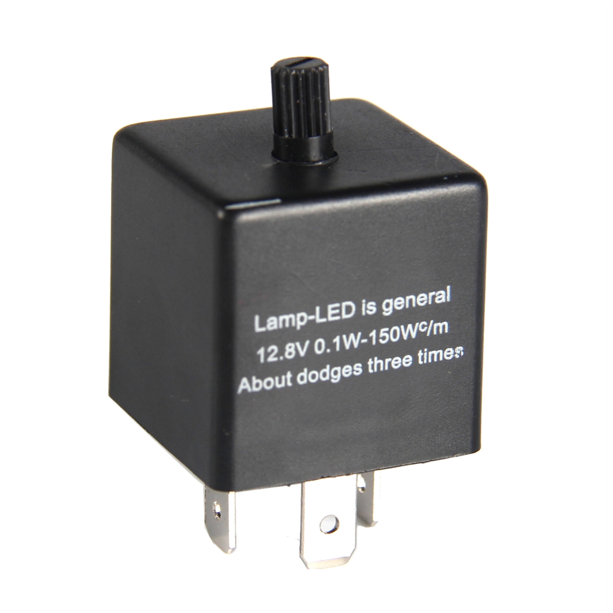Flasher Relay Adjustable 3-Pin 12V 150W Automotive Turn Signal