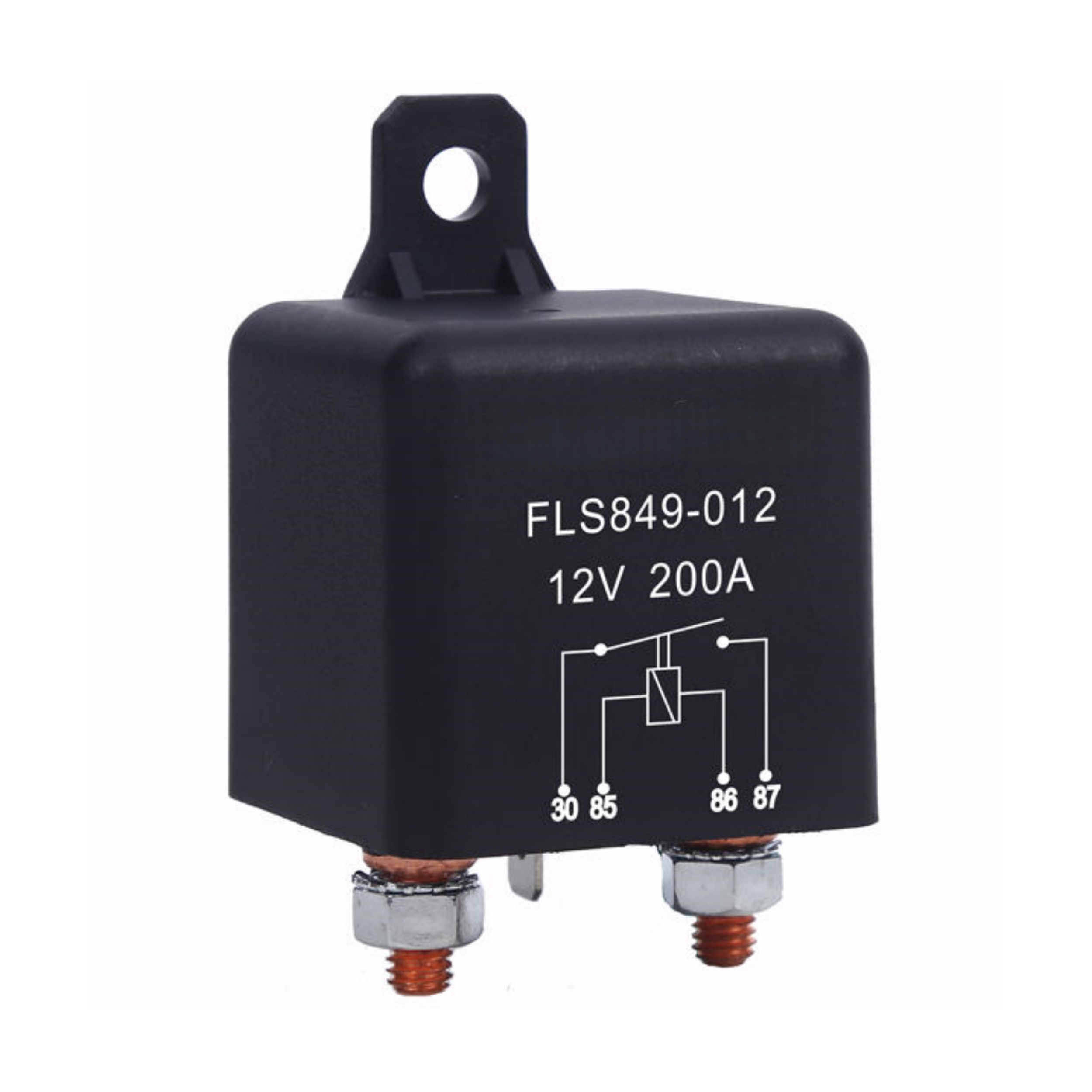 High-Current 200A Automotive Starter Relay 12V 24V
