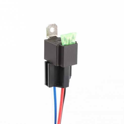 12VDC Automotive Fuse Relay Normally Open 5-Pin 30A