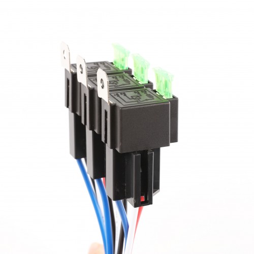 12VDC Automotive Fuse Relay Normally Open 5-Pin 30Apicture2