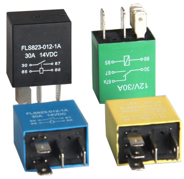5-Pin 12V Relay 30A DC Automotive Relay Suitable for Ford, Toyota, Cadillac