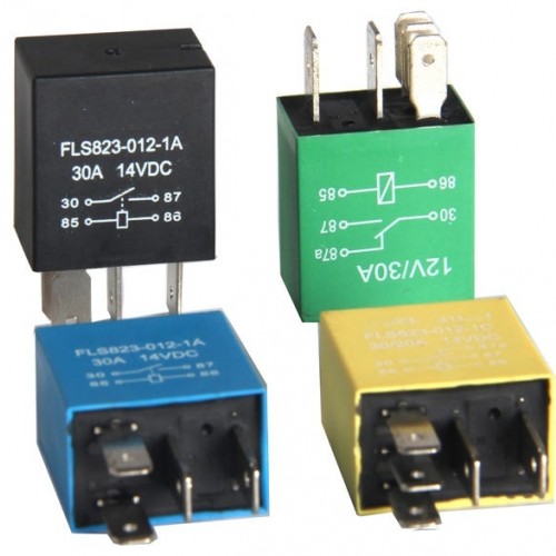 5-Pin 12V Relay 30A DC Automotive Relay Suitable for Ford, Toyota, Cadillac