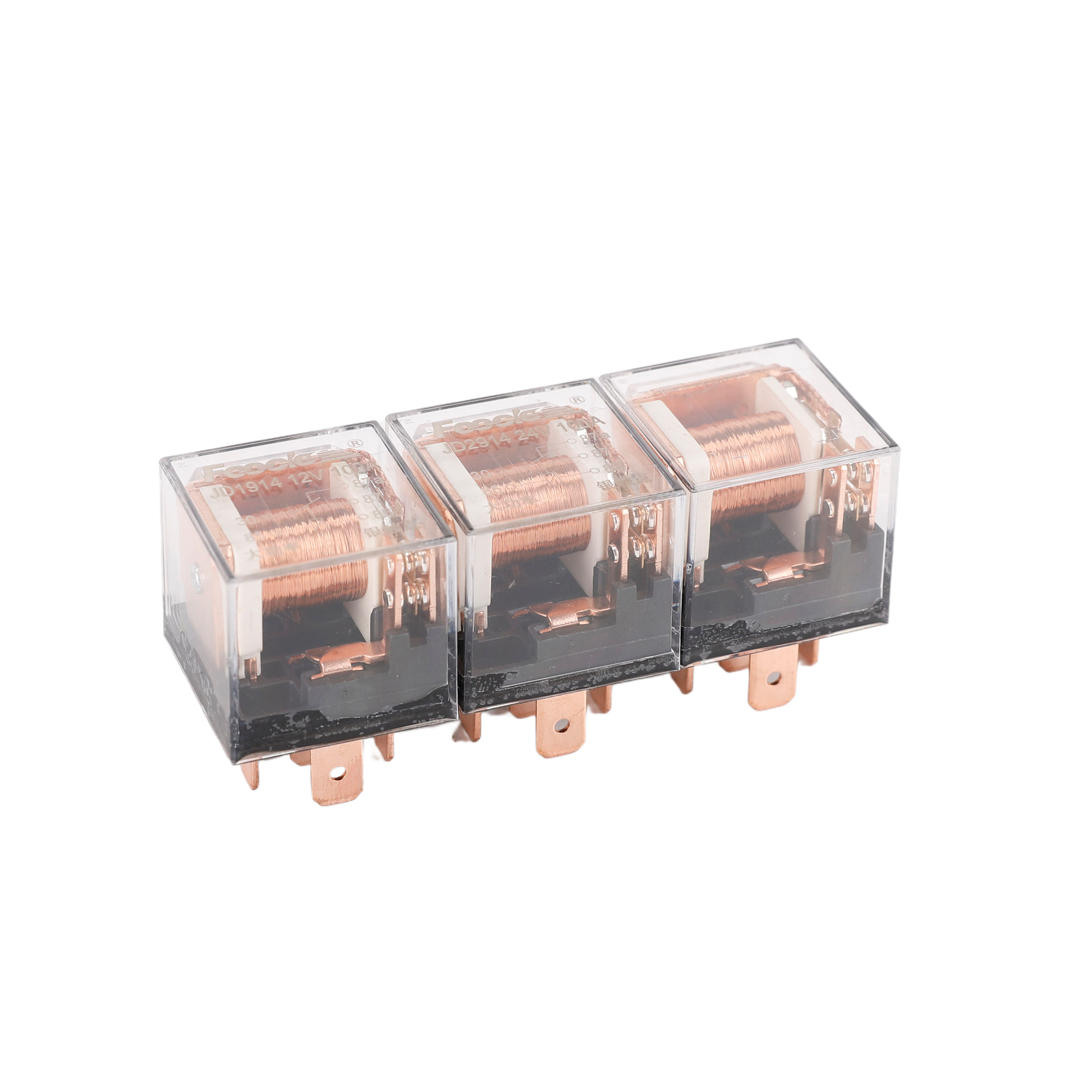 Automotive Headlight Horn Relay DC12V/24V 5-Pin LED 40A