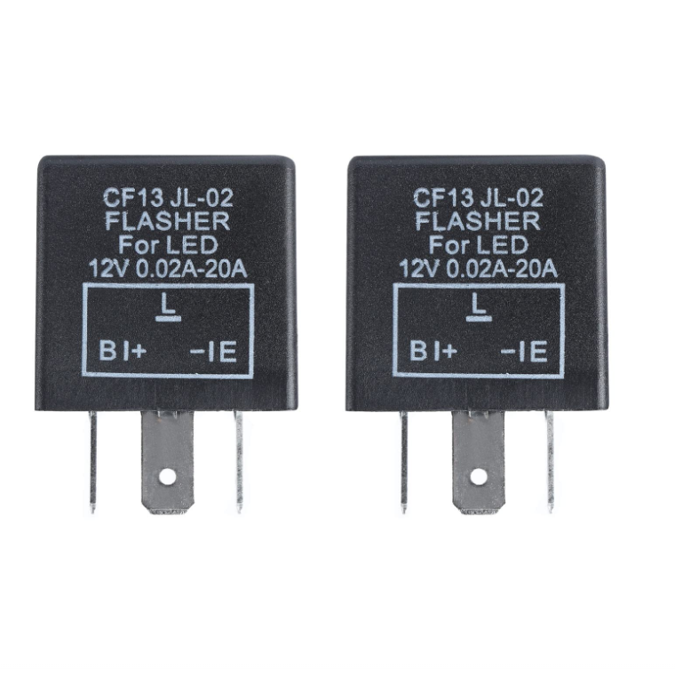 0.02A-20A Automotive Rotating Flashing Light Relay 3-Pin LED 12V
