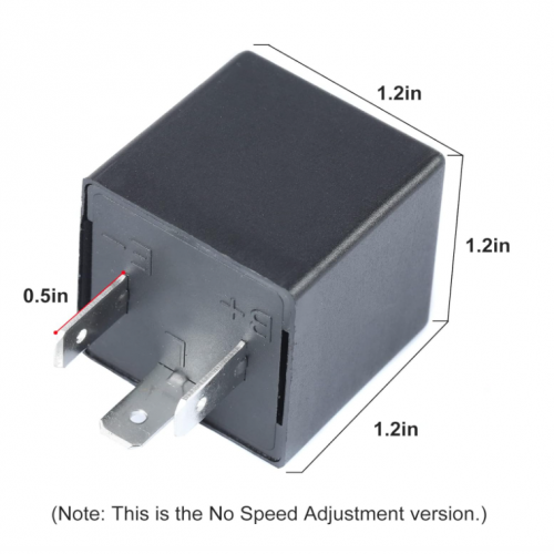0.02A-20A Automotive Rotating Flashing Light Relay 3-Pin LED 12Vpicture4