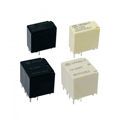 Two-group automotive relay HFKAH-T/12-2ZLT low power consumption 25A