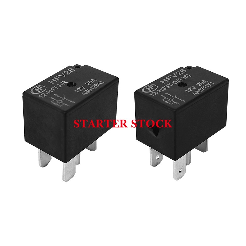 0.9W Automotive Relay HFV26/12-H1STJ for Window Defogger and Headlight Control