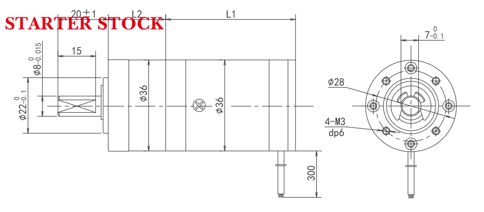 brushless planetary gear motor