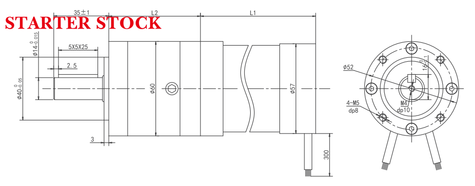 brushless motor gear
