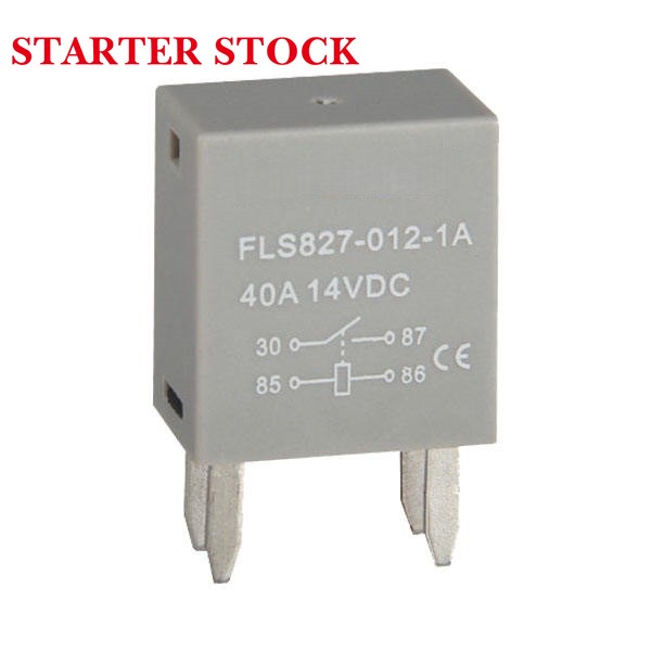 40A 12VDC Automotive Cooling Fan Motor Relay 4-Pin