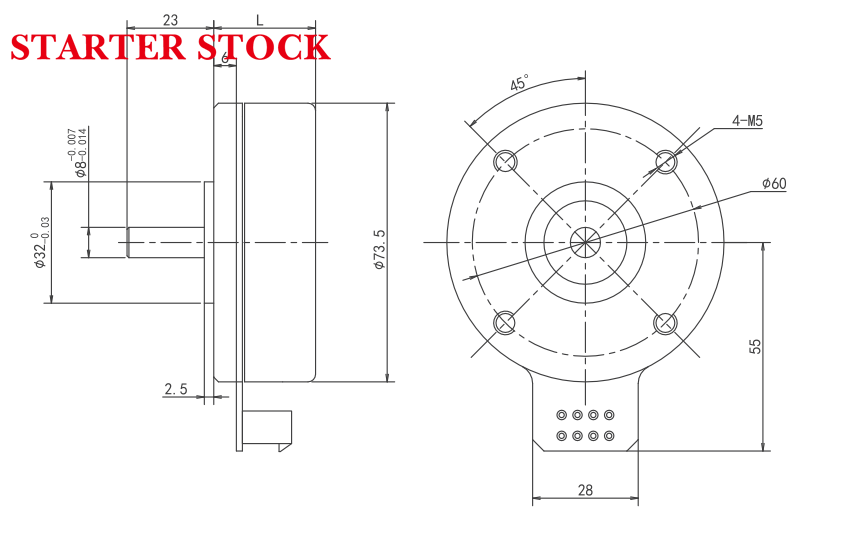 out runner type bldc motor