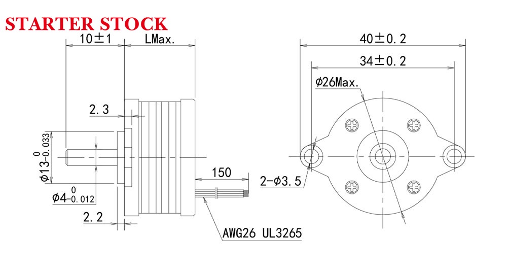 ip65 stepper motor Wiring Diagram