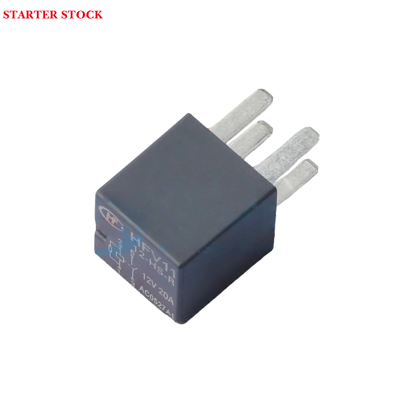 0.95W Automotive Headlight Control Relay HFV11/12-H-R 12VDC