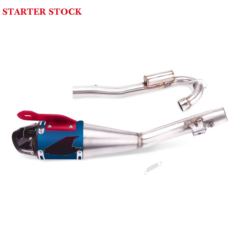 Motorcycle Full Exhaust Muffler System Slip on Pipe for Honda CRF230F 2008-2020 Gold