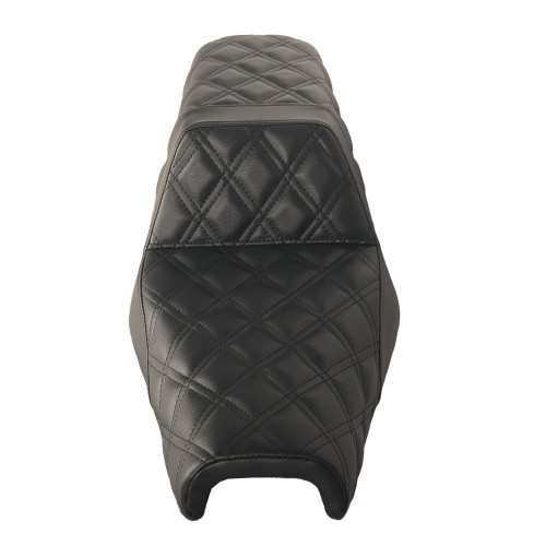 For Harley Sportster 2004-2023 Step up Seat Gel Inside Diamond Pattern Cushion