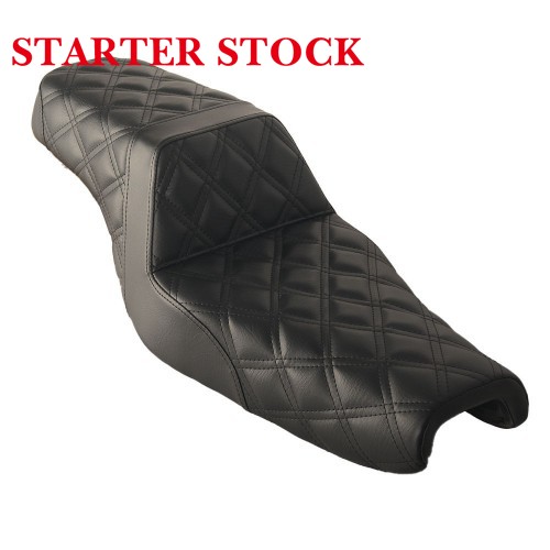For Harley Sportster 2004-2023 Step up Seat Gel Inside Diamond Pattern Cushionpicture5