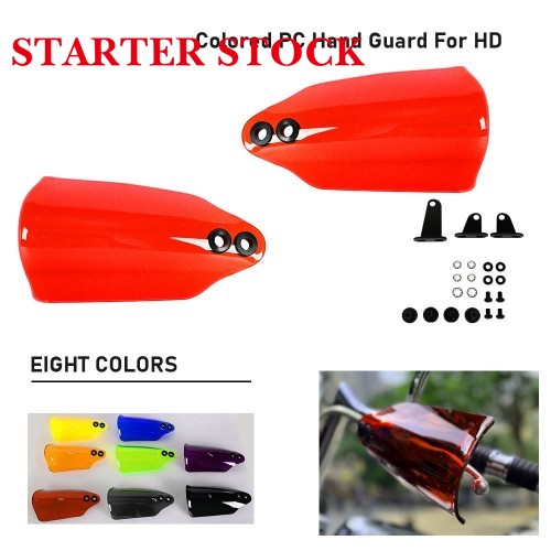 For Harley Softail Touring 2018-2023 Motorcycle Colored PC 4MM Handguards Hand Guardpicture4