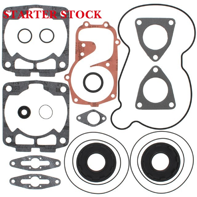 Complete Gasket Kit with Oil Seals for Polaris 600 RMK 144（2008）/RR/Euro 2008-2009