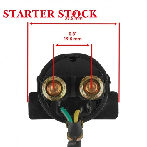 Starter Relay Replacement for Honda TRX250TM RECON 250 2X4 2005-2019picture5