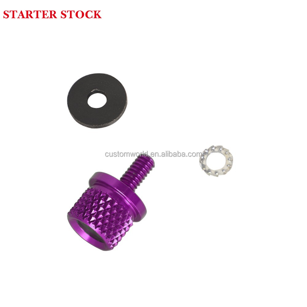 For Harley Davidson Seat Screws Bolt with Carbon Fiber Quick-Release Seat Hardware Kit