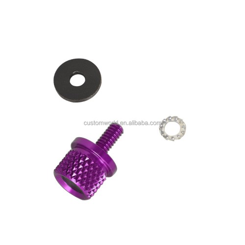 For Harley Davidson Seat Screws Bolt with Carbon Fiber Quick-Release Seat Hardware Kit