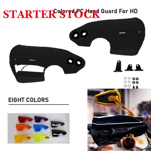 For Harley Davidson Softail M8 Fat Bob Breakout Low Rider S 2018-2023 Handguards PC 4MM Shield Handlebar Protectorpicture2