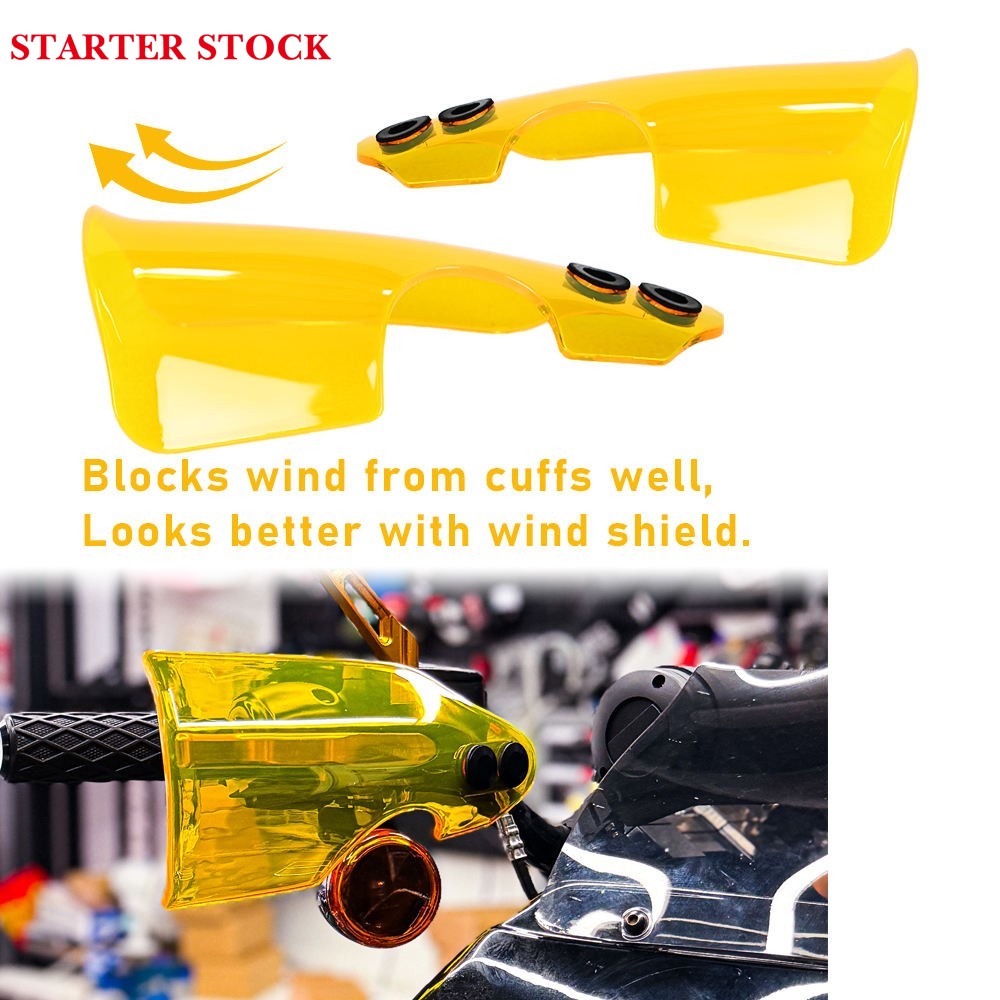 For Harley Davidson Softail M8 Fat Bob Breakout Low Rider S 2018-2023 Handguards PC 4MM Shield Handlebar Protector