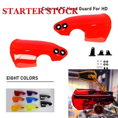 For Harley Davidson Softail M8 Fat Bob Breakout Low Rider S 2018-2023 Handguards PC 4MM Shield Handlebar Protectorpicture4