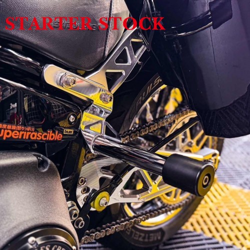 For Harley Davidson Softail M8 2018-2024 Motorcycle Carbon Steel Club Style Rear Crash Barpicture5