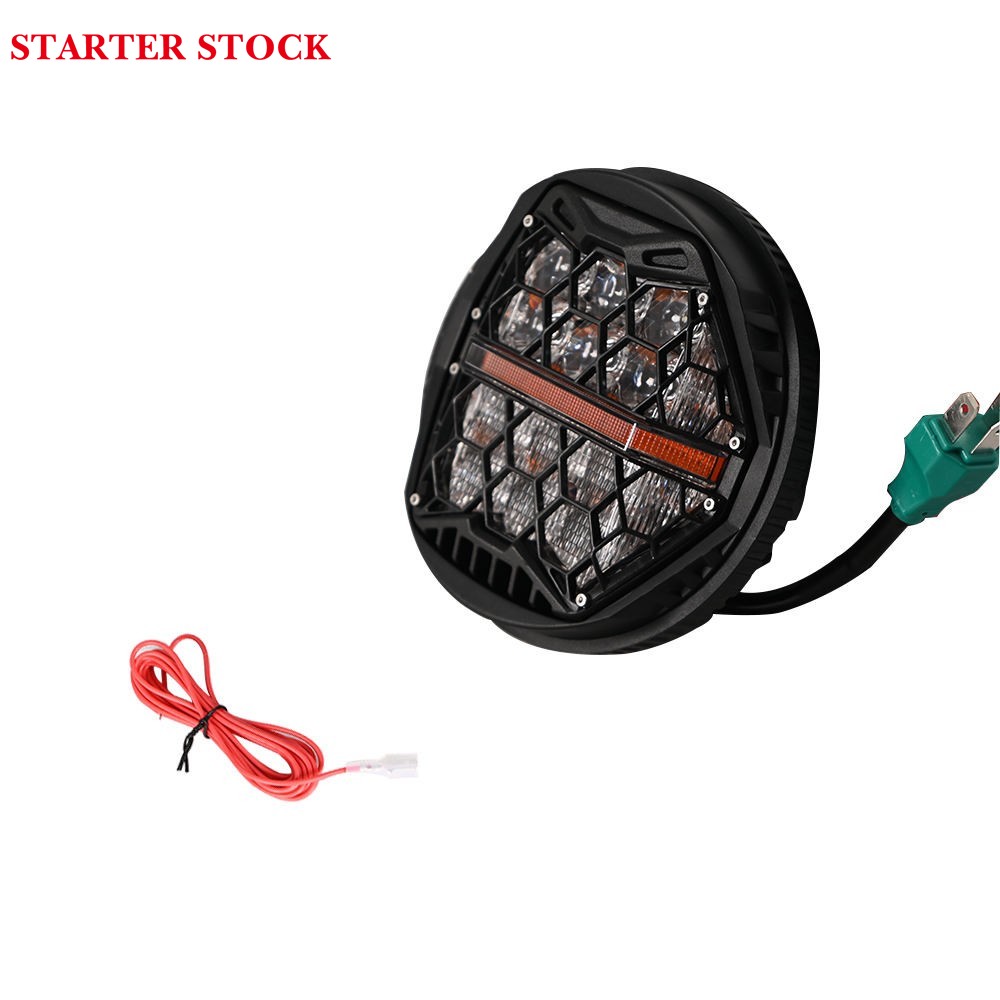 For Harley Sportster XL 2004-2023 5.75 Inch Honeycomb Performance Headlight