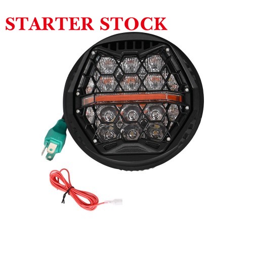 For Harley Sportster XL 2004-2023 5.75 Inch Honeycomb Performance Headlightpicture3
