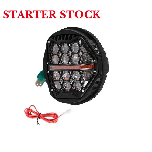 For Harley Sportster XL 2004-2023 5.75 Inch Honeycomb Performance Headlightpicture4