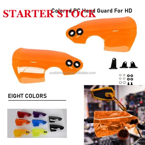 For Harley Davidson Softail M8 Fat Bob Breakout Low Rider S 2018-2023 PC 4MM Handguards Shield Handlebar Protectorpicture4