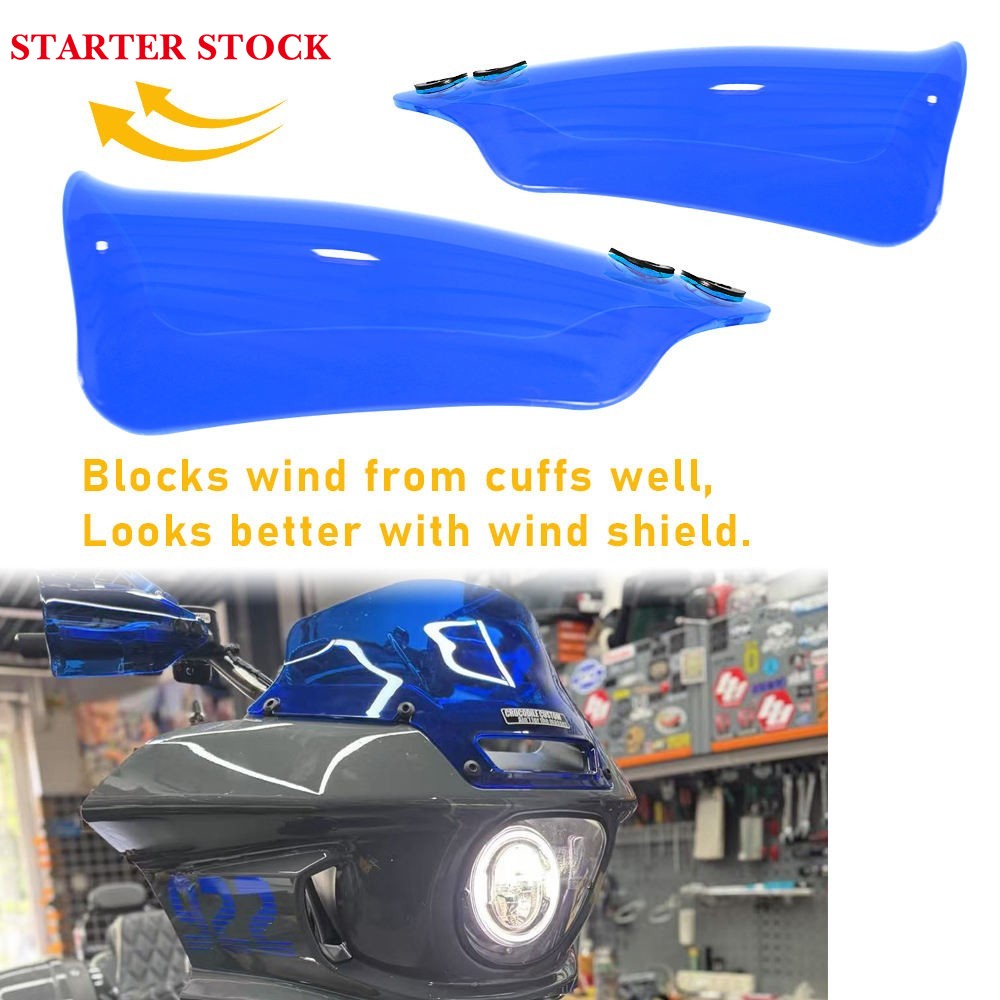 For Harley Softail Touring 2018-2023 Colored PC 4MM Handguards Hand Guard Shield Guard Handlebar Protector