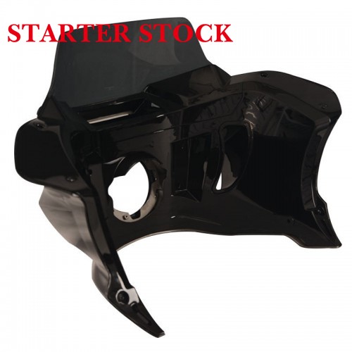 For Harley Softail FLXR FXLRS 2018 up Culb Style ST Headlight Fairing with 6 Inch Windshield Bracketpicture3